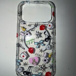 Velvet Caviar Clear Phone Case with Colorful Pattern